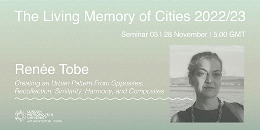 Renée Tobe: Creating an Urban Pattern From Opposites