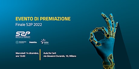 Hauptbild für S2P 2022 - Evento di premiazione