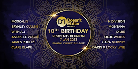 DOESN'T MATTER 10TH BIRTHDAY primary image
