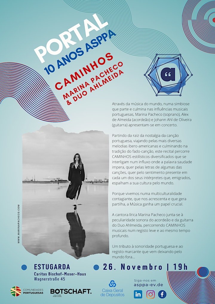 imagem Momento Musical "CAMINHOS" com Marina Pacheco e Duo Ahlmeida