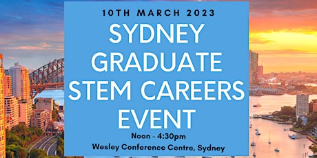 Sydney Graduate STEM Women Careers Event