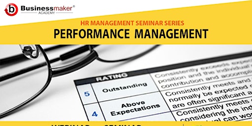 Live Webinar: Performance Management