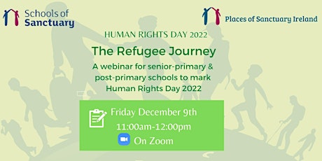 The Refugee Journey — a webinar for schools to mark Human Rights Day 2022