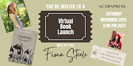 Virtual Book Launch for Fiona Steele's COMING HOME