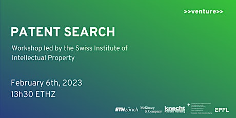 2023 >>venture>> Intellectual Property: Zürich Patent Search