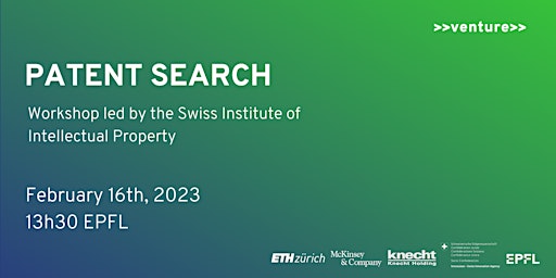 2023 >>venture>> Intellectual Property: Lausanne Patent Search