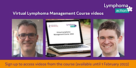 Primaire afbeelding van 2022 Virtual lymphoma management course - video recordings