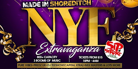 Made In Shoreditch NYE Extravaganza primary image
