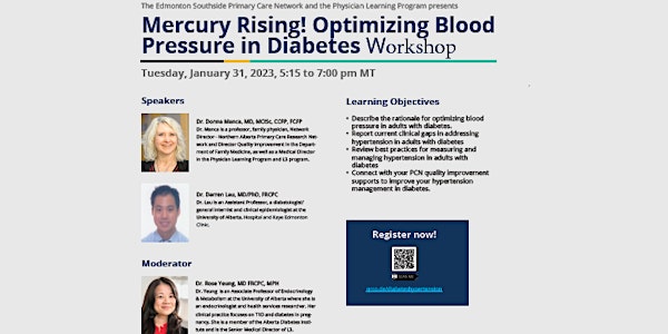 Mercury Rising! - Optimizing Blood Pressure in diabetes