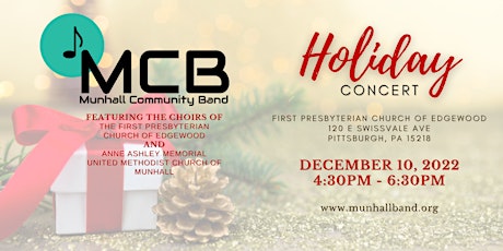 Munhall Community Band Holiday Concert 2022