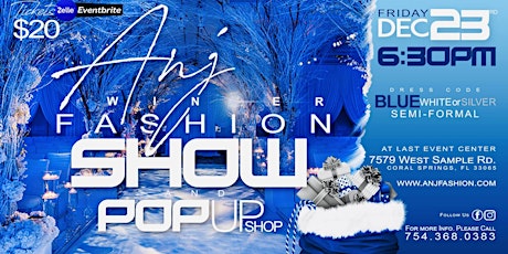 ANJ Winter Fashion Show and Pop Up Shop