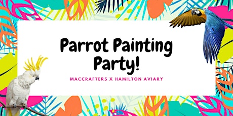 Parrot Portrait Painting with Hamilton Aviary!!