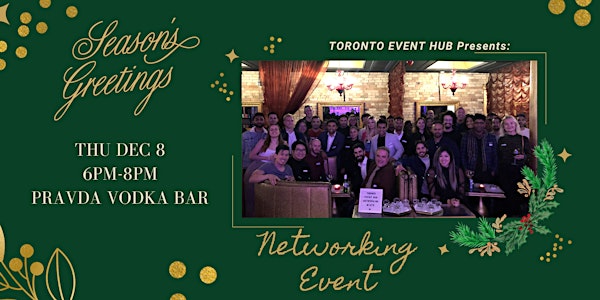 Holiday Networking Mixer for Toronto Entrepreneurs & Business Owners