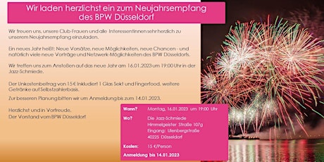 Neujahrsempfang BPW Club Düsseldorf