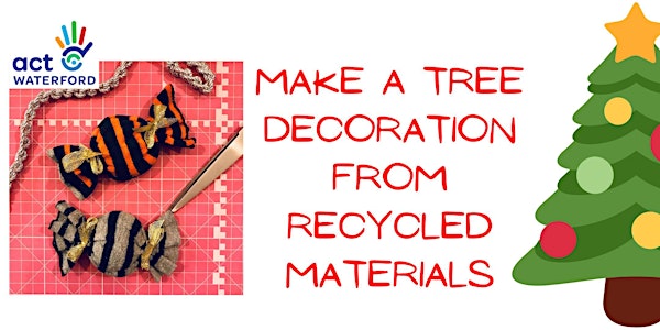 Make a Tree Decoration from Recycled Materials for Adults