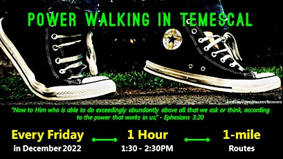 Power Walking in Temescal