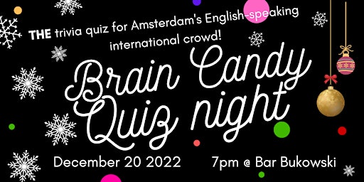 Brain Candy Pub Quiz Trivia Night: December Edition