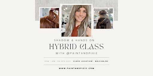 Hybrid Shadow & Hands on class with @paintandpixie