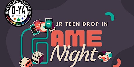 Jr.Teen Drop In Board Game Night!