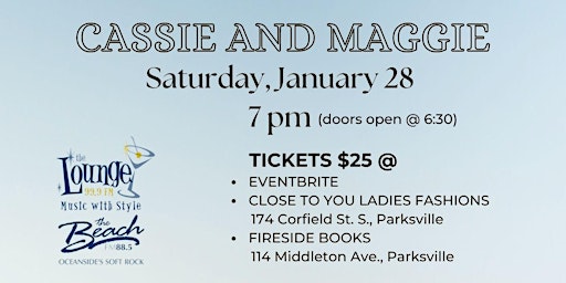 Knox Presents...Cassie and Maggie in Concert