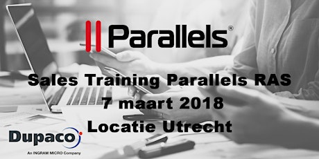 Primaire afbeelding van Sales Training Parallels RAS | 7 maart 2018