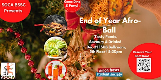 SOCA BSSC Presents  End of Year Afro-Caribbean "Party"