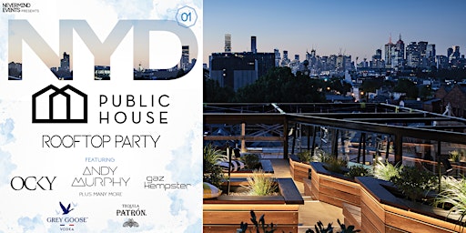 NYD Rooftop Party at PUBLIC HOUSE