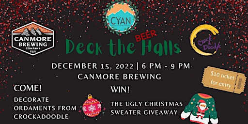 Deck the BEER Halls with CYAN and Canmore Brewing