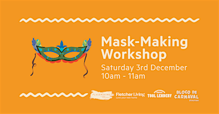 Bloco de Carnaval - Carnaval mask  making 5-10year olds primary image