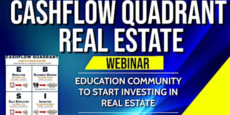 Cash Flow Quadrant| Real Estate Webinar for Passive income
