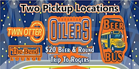 Beer & Bus Round Trip To Rogers Place.