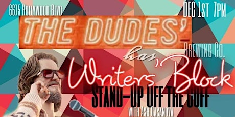 The Dudes' has Writers' Block!EVERY THURSDAY