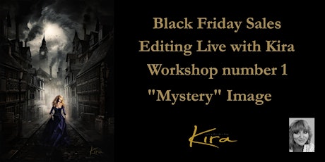 Photoshop Editing tutorial. Black Friday sale. Create composite "Mystery" .