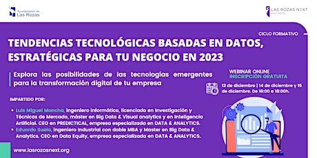 Webinar Emprende: Tendencias tecnológicas para 2023 basadas en datos I