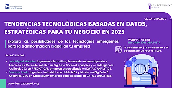 Webinar Emprende: Tendencias tecnológicas para 2023 basadas en datos I