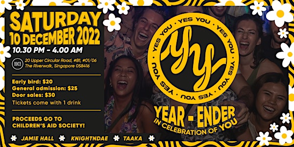 iKi invites: YES YOU Year Ender - in support of Children's Aid Society SG
