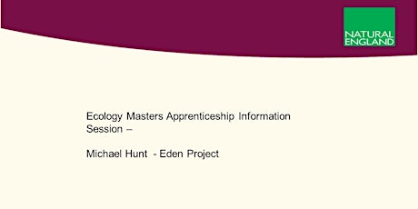 Ecology Masters L7 Apprenticeship Information Session