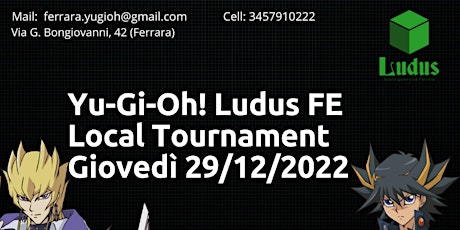 Yu-Gi-Oh! Local Tournament Giovedì 29/12/2022