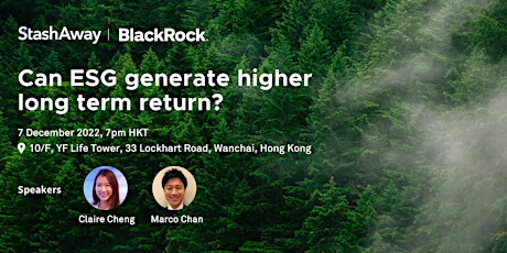 BlackRock x StashAway: Can ESG generate higher long term return?