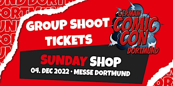 German Comic Con Dortmund - GROUP SHOOTS SONNTAG / SUNDAY