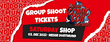 German Comic Con Dortmund - GROUP SHOOTS SAMSTAG / SATURDAY