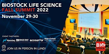 BioStock Life Science Summit 2022, November 29-30