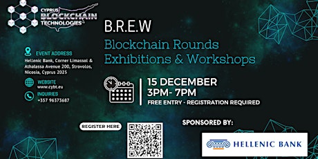 XMAS B.R.E.W - Blockchain Rounds Exhibitions & Workshops