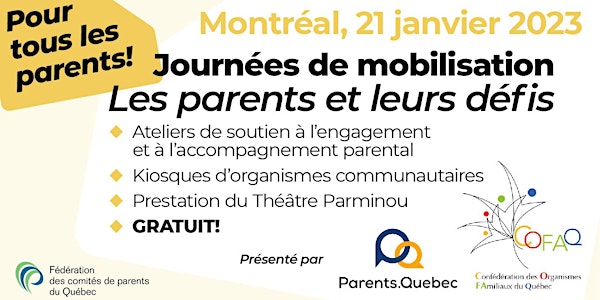 Journée de mobilisation - Montréal - 21 janvier 2023