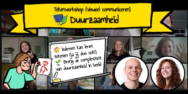 Tekenworkshop (visueel communiceren) met als thema: duurzaamheid (online)
