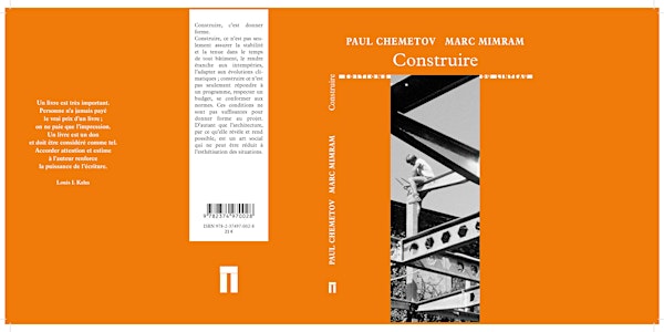 « Construire », par Paul Chemetov et Marc Mimram