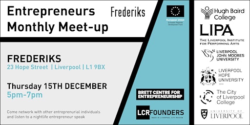 Entrepreneurs Monthly Meet-up - December