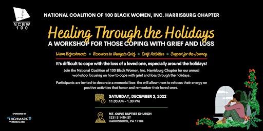2022 NCBW Harrisburg Chapter: Healing Through the Holidays