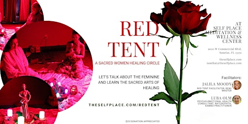 Self Place's Sacred Women Healing Circle - Red Tent primary image
