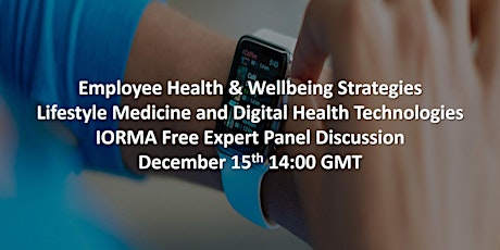 Employee Health & Wellbeing - Lifestyle Medicine & Digital Health